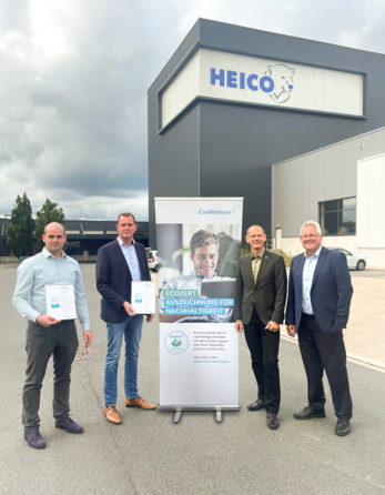 HEICO Firmengruppe erneut im Bereich Nachhaltigkeit zertifiziert